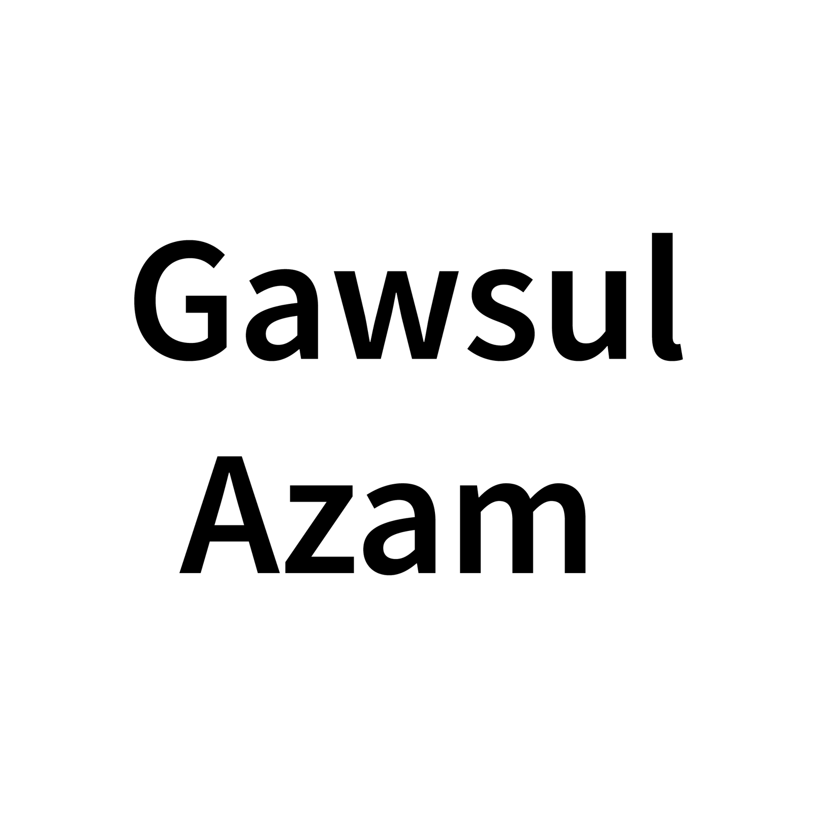 Gawsul Azam Masjid  Logo